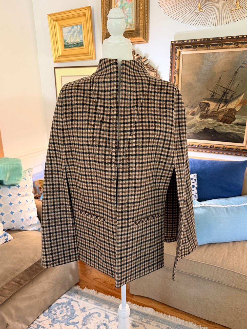 Alice Walk “The Cape” in English Plaid - Small